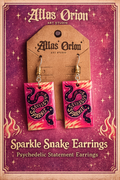 You Make Me Sparkle Snake Earrings
