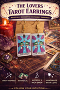 The Lovers Frog Tarot Earrings